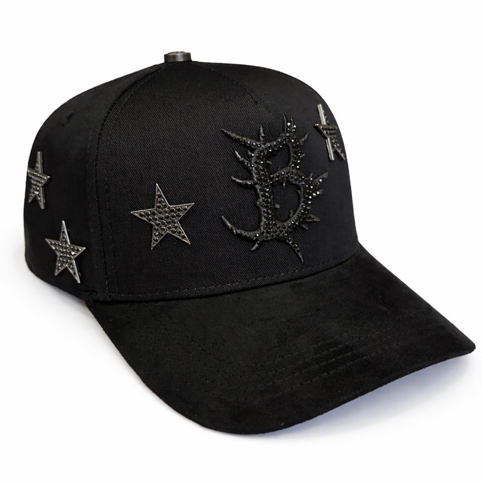 BARBAS HATS DARK NEBULA BLACK